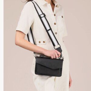 NEW Cobble Hill Leather Crossbody Bag in black